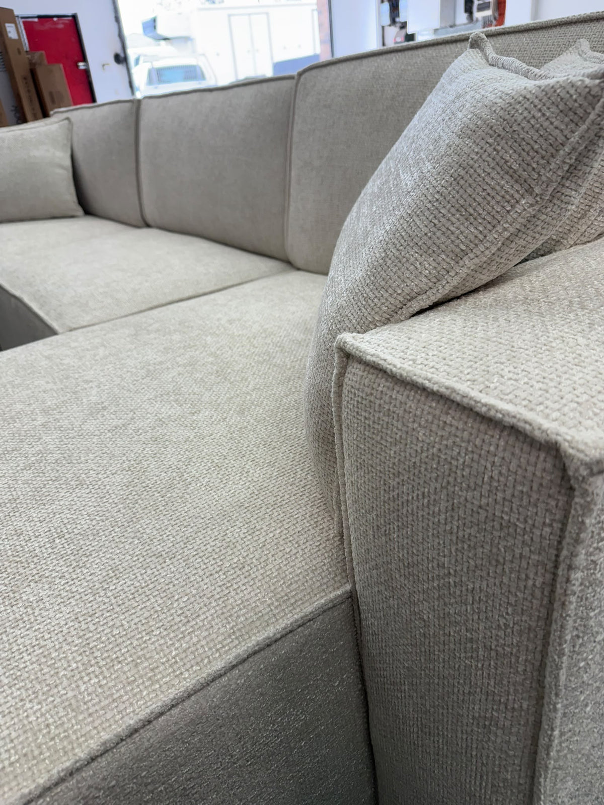 Brand New Modular L-Shape Sofa | Pearl (Ivory) | Sydney Wide Delivery | Brand New