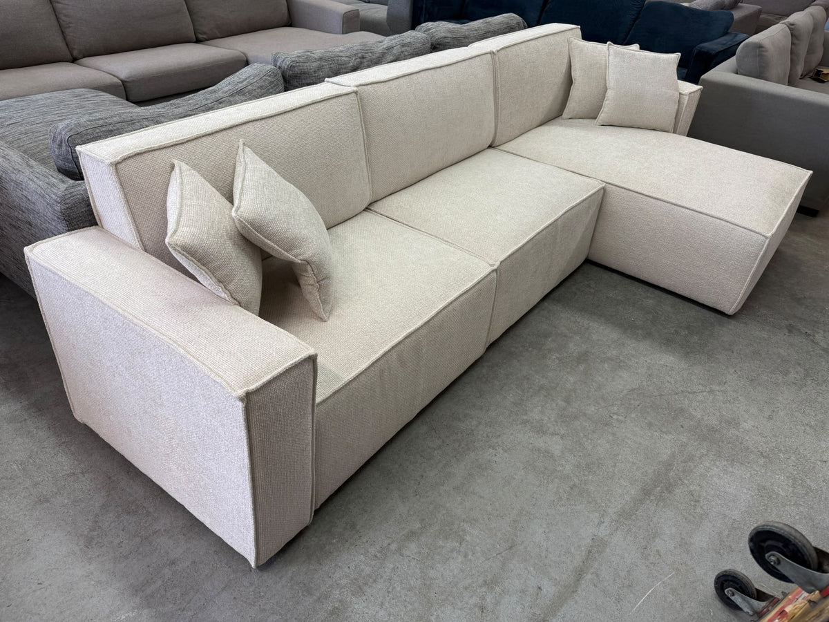 Brand New Modular L-Shape Sofa | Pearl (Ivory) | Sydney Wide Delivery | Brand New