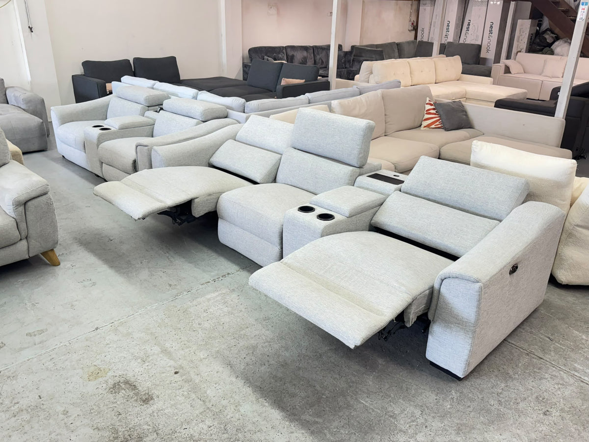 Harvey Norman 3+2 Seater Recliner Suite | Sydney Wide Delivery | Pre-Owned