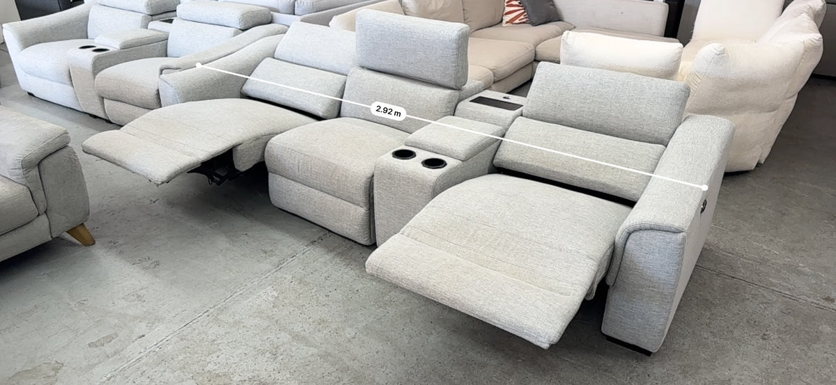 Harvey Norman 3+2 Seater Recliner Suite | Sydney Wide Delivery | Pre-Owned