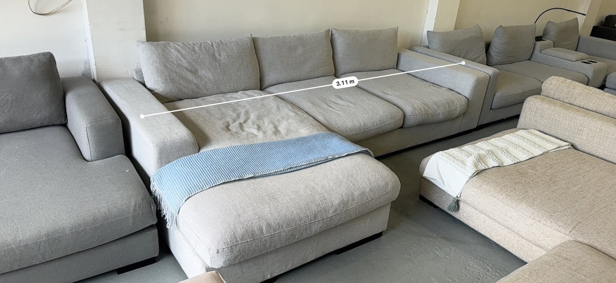 Deep Seating L-Shape Sofa | Sydney Wide Delivery | Pre-Owned