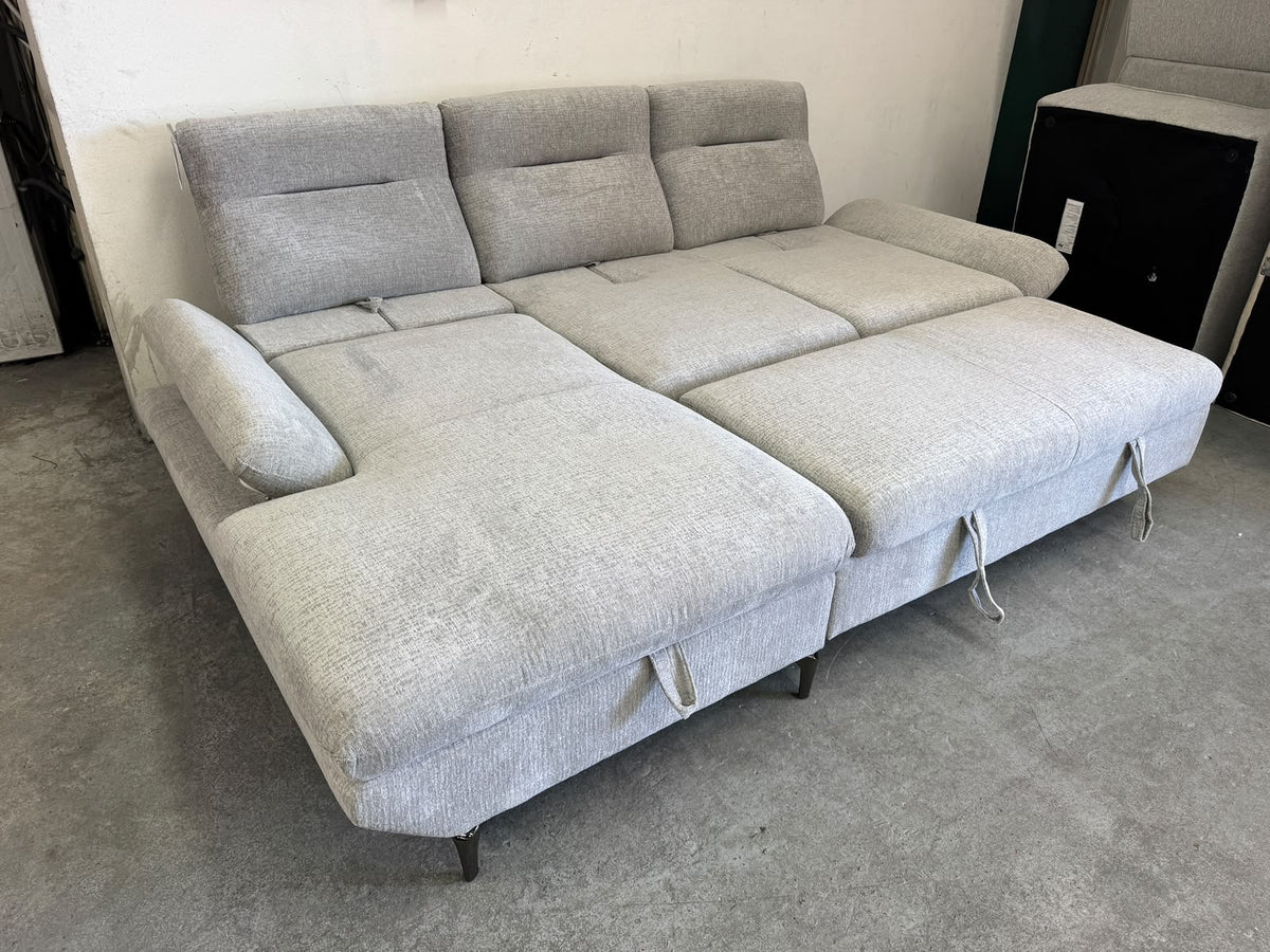 The Zenith" Convertible Sofa Bed & Storage Chaise | Brand New | Sydney Wide Delivery