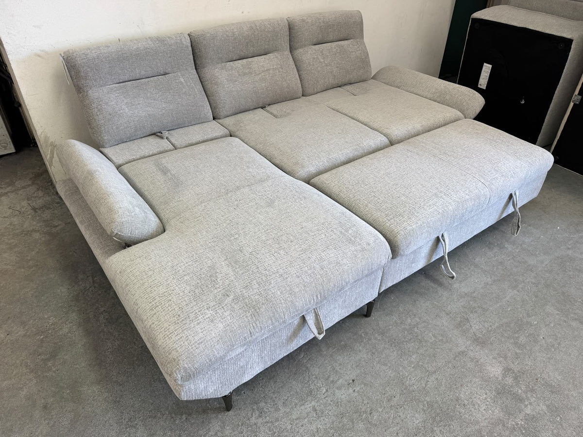 The Zenith" Convertible Sofa Bed & Storage Chaise | Brand New | Sydney Wide Delivery