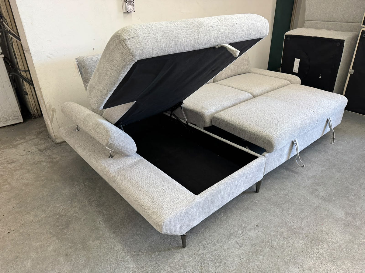 The Zenith" Convertible Sofa Bed & Storage Chaise | Brand New | Sydney Wide Delivery