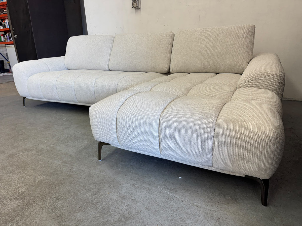 The Milan" L-Shape Sofa with Slider Back | Brand New | Sydney Wide Delivery