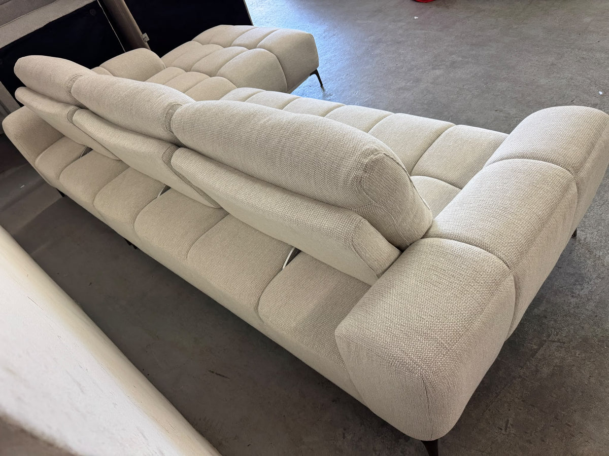 "The Milan" L-Shape Sofa with Slider Back | Brand New | Sydney Wide Delivery