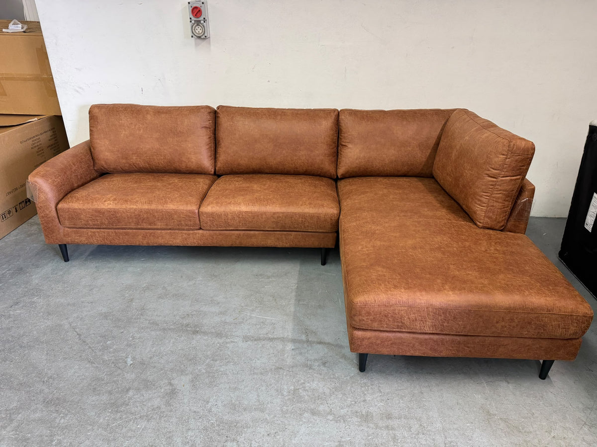 The Hudson" Mid-Century L-Shape Sofa with Chaise | Brand New | Sydney Wide Delivery