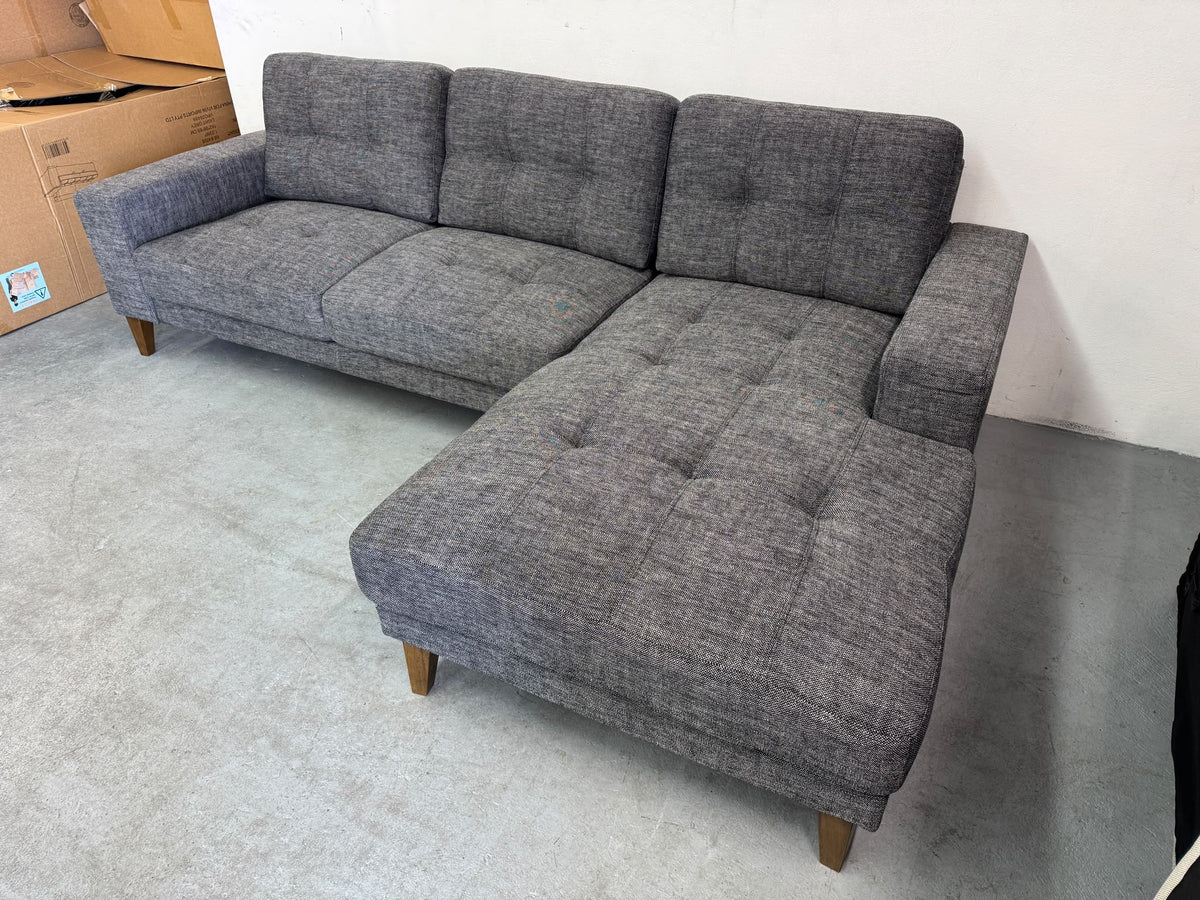 "The Maddox" Mid-Century L-Shape Sofa with Chaise | Brand New | Sydney Wide Delivery