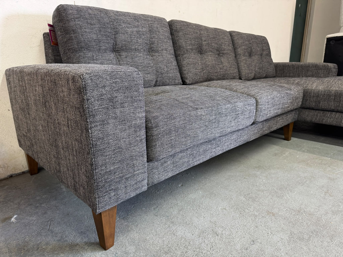 "The Maddox" Mid-Century L-Shape Sofa with Chaise | Brand New | Sydney Wide Delivery
