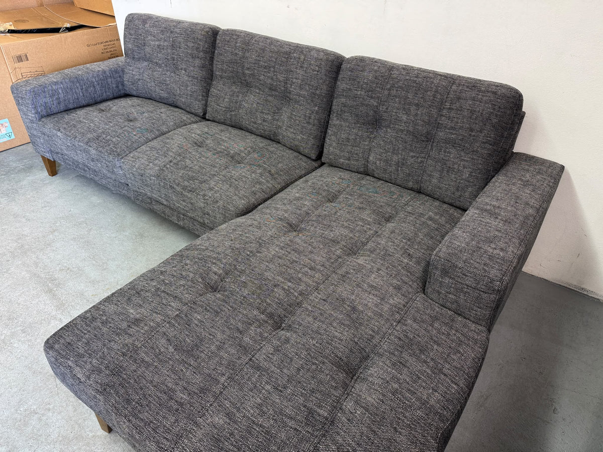"The Maddox" Mid-Century L-Shape Sofa with Chaise | Brand New | Sydney Wide Delivery