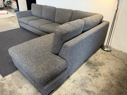 ⭐️ Freedom Charcoal L -SHAPE Sofa | Pre-owned – Steam cleaned | SYDNEY WIDE DELIVERY
