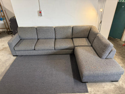 ⭐️ Freedom Charcoal L -SHAPE Sofa | Pre-owned – Steam cleaned | SYDNEY WIDE DELIVERY