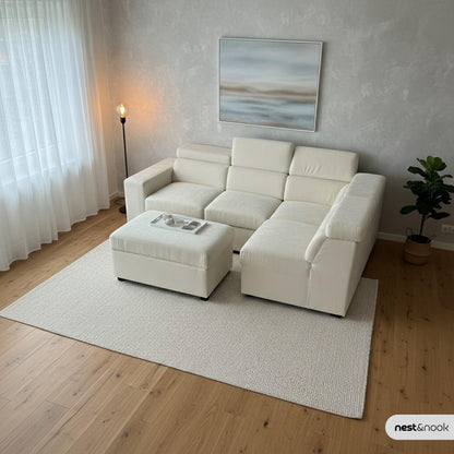 BRAND NEW - L-SHAPE SOFA BED WITH OTTOMAN – FREE DELIVERY