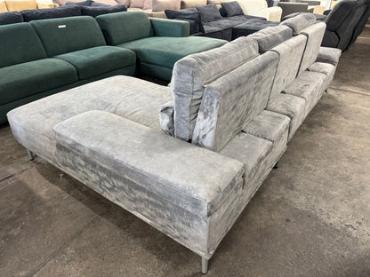 ⭐️L-Shape Velvet Sofa | Pre-owned – Steam cleaned | SYDNEY WIDE DELIVERY