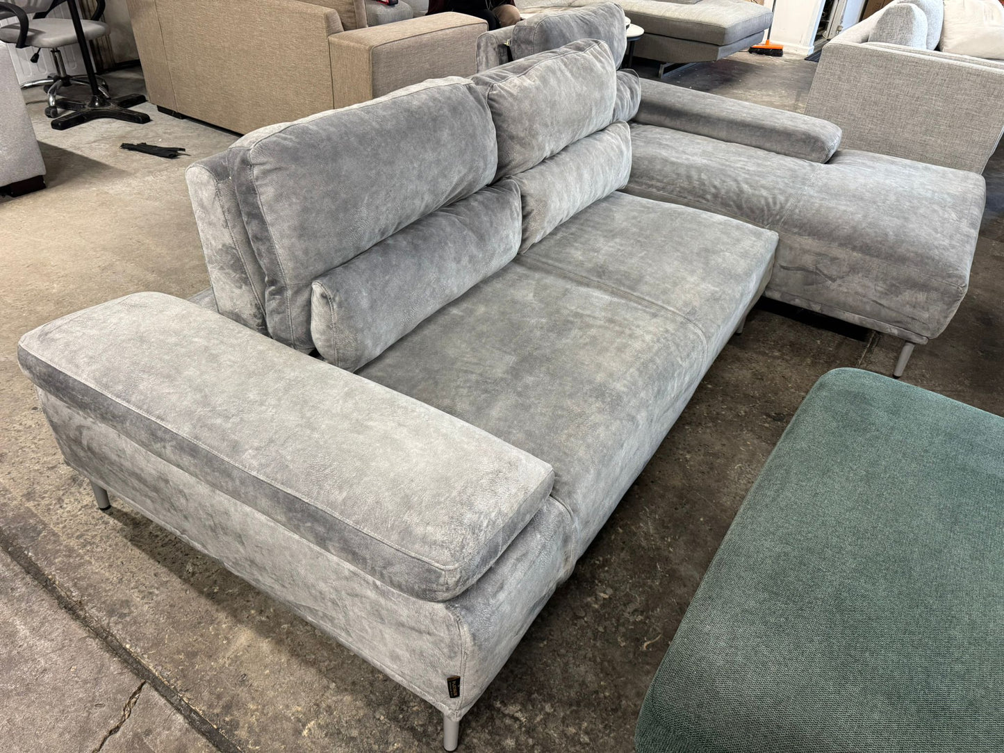 ⭐️L-Shape Velvet Sofa | Pre-owned – Steam cleaned | SYDNEY WIDE DELIVERY