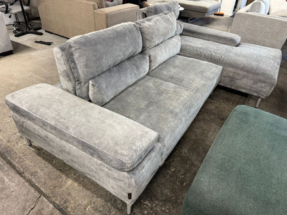 ⭐️L-Shape Velvet Sofa | Pre-owned – Steam cleaned | SYDNEY WIDE DELIVERY