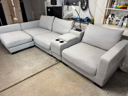⭐️ Modular Sofa with Reversible chaise | Pre-owned – Steam cleaned | SYDNEY WIDE DELIVERY