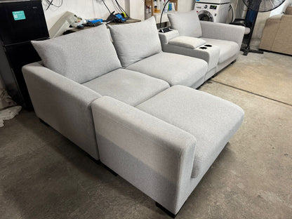 ⭐️ Modular Sofa with Reversible chaise | Pre-owned – Steam cleaned | SYDNEY WIDE DELIVERY