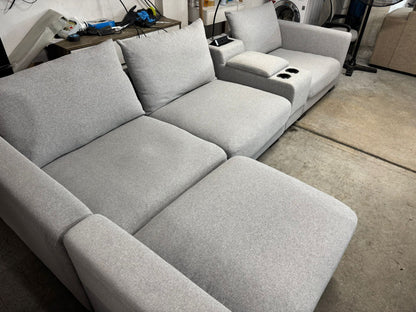 ⭐️ Modular Sofa with Reversible chaise | Pre-owned – Steam cleaned | SYDNEY WIDE DELIVERY
