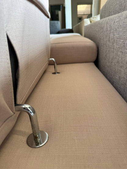⭐️ Harvey Norman Beige L-shape with Adjustable Headrest  | Pre-owned – Steam cleaned | SYDNEY WIDE DELIVERY