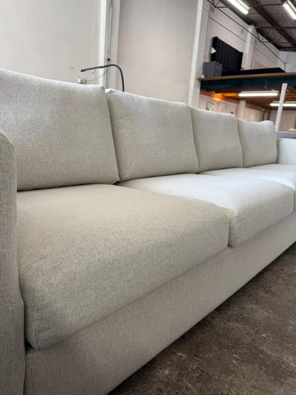 ⭐️ Cream L-shape Sofa with Storage | Pre-owned – Steam cleaned | SYDNEY WIDE DELIVERY