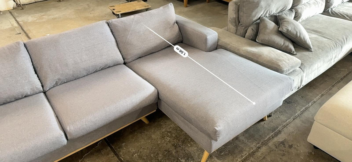 ⭐️ Grey L-shape Sofa | Pre-owned – Steam cleaned | SYDNEY WIDE DELIVERY