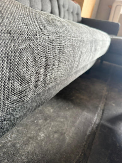 ⭐️ Lounge lovers L-Shape Charcoal Sofa  | Pre-owned – Steam cleaned | SYDNEY WIDE DELIVERY
