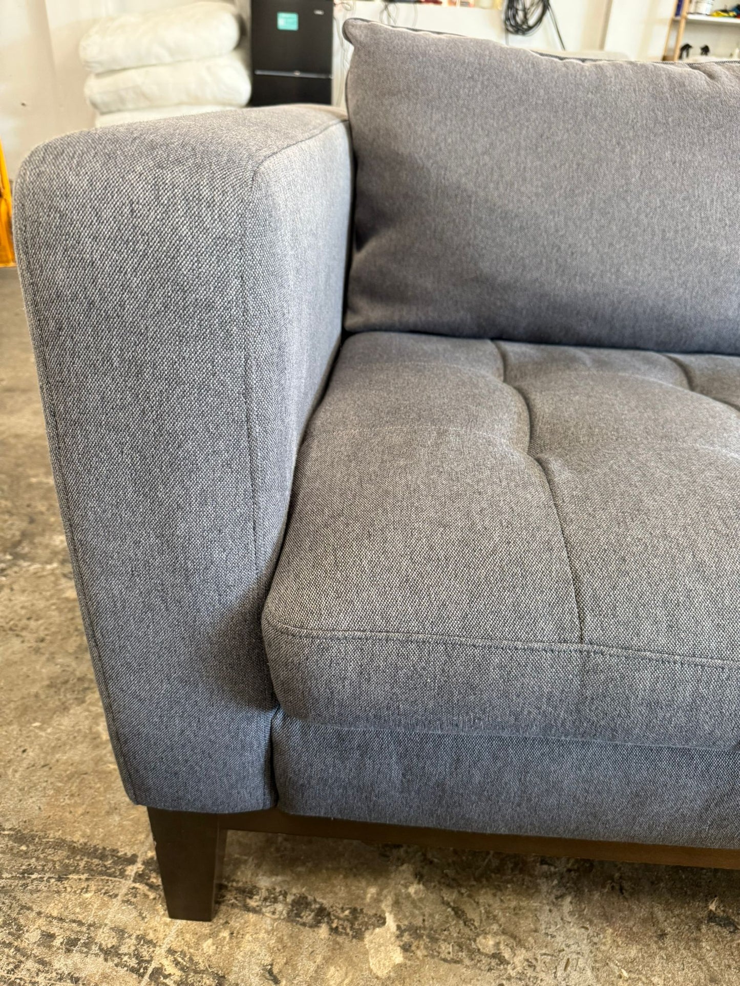 ⭐️ Freedom Marley charcoal L-Shape Sofa | Pre-owned – Steam cleaned | SYDNEY WIDE DELIVERY