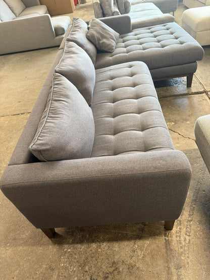 ⭐️ Freedom Marley charcoal L-Shape Sofa | Pre-owned – Steam cleaned | SYDNEY WIDE DELIVERY