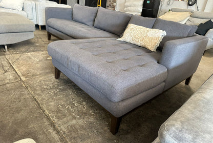 ⭐️ Freedom Marley charcoal L-Shape Sofa | Pre-owned – Steam cleaned | SYDNEY WIDE DELIVERY