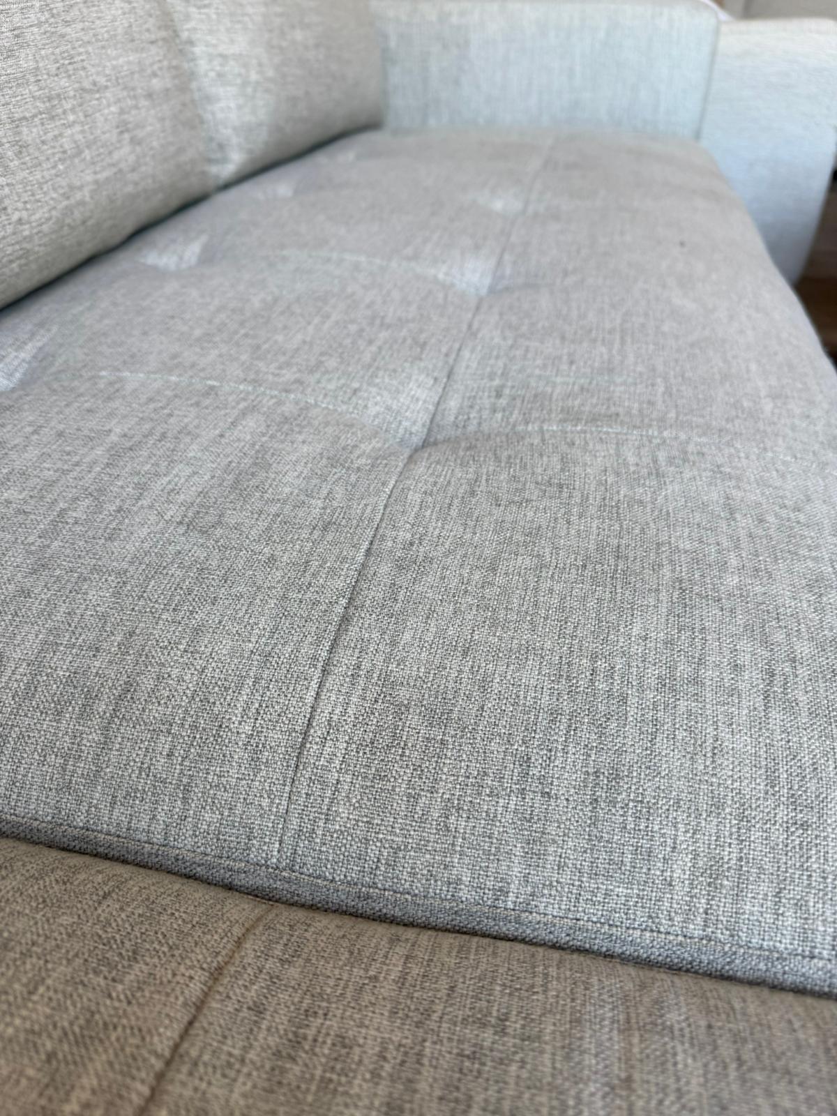 ⭐️ L-Shape Cream Sofa Pre-owned – Steam cleaned | SYDNEY WIDE DELIVERY