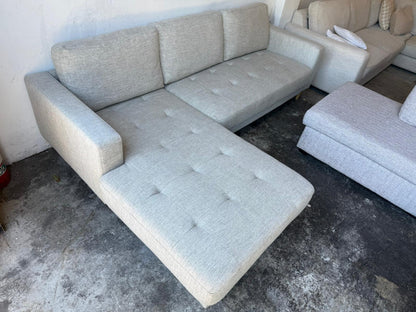 ⭐️ L-Shape Cream Sofa Pre-owned – Steam cleaned | SYDNEY WIDE DELIVERY