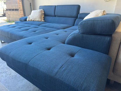 ⭐️ Adjustable headrest sofa with Ottoman | Pre-owned – Steam cleaned | SYDNEY WIDE DELIVERY