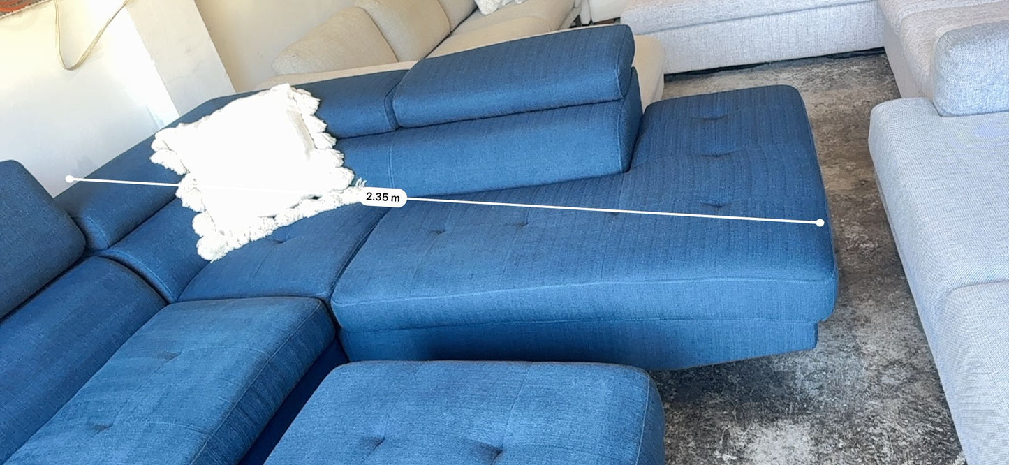 ⭐️ Adjustable headrest sofa with Ottoman | Pre-owned – Steam cleaned | SYDNEY WIDE DELIVERY