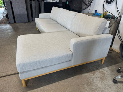 ⭐️ Beige L-shape Sofa | Pre-owned – Steam cleaned | SYDNEY WIDE DELIVERY