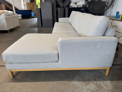 ⭐️ Beige L-shape Sofa | Pre-owned – Steam cleaned | SYDNEY WIDE DELIVERY