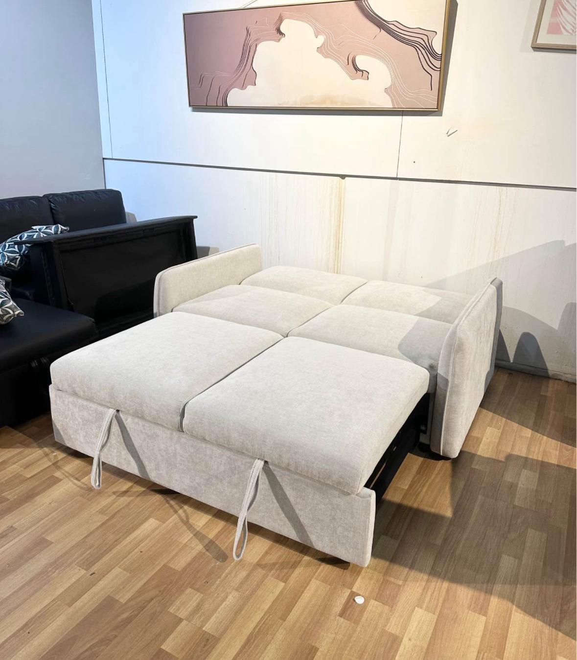 ⭐️ Brand New 2-Seater Sofa Bed | Beige & Grey | Modern, Space-Saving | Sydney Wide Delivery