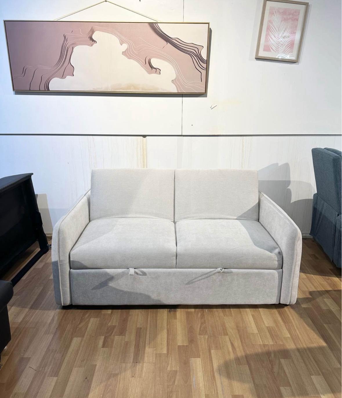 ⭐️ Brand New 2-Seater Sofa Bed | Beige & Grey | Modern, Space-Saving | Sydney Wide Delivery