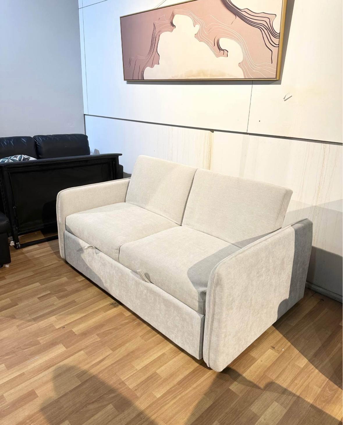 ⭐️ Brand New 2-Seater Sofa Bed | Beige & Grey | Modern, Space-Saving | Sydney Wide Delivery