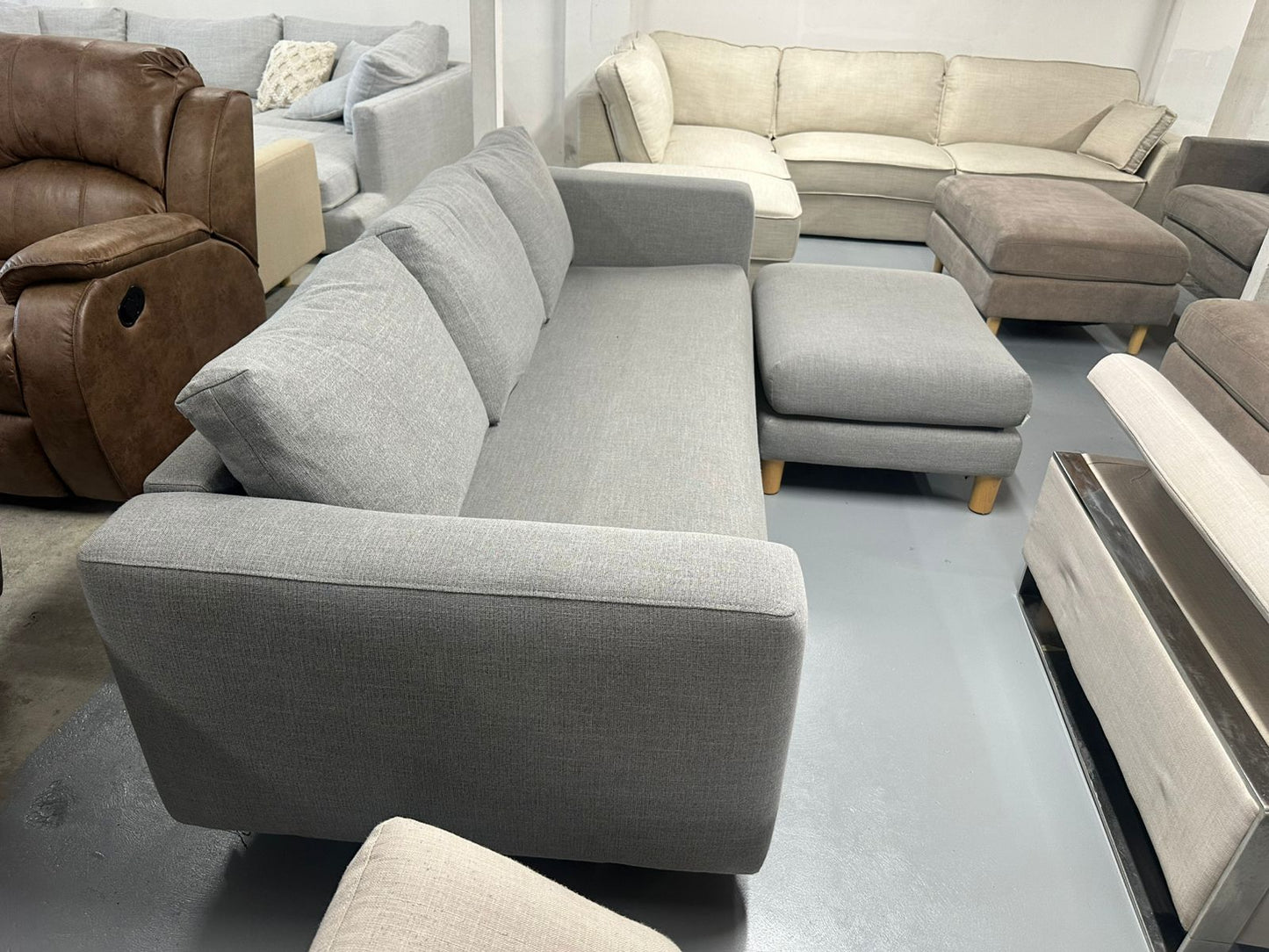 ⭐️Koala Three seater with ottoman  | Pre-owned – Steam cleaned | SYDNEY WIDE DELIVERY