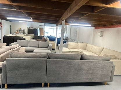 ⭐️ L-Shape sofa with ottoman  | Pre-owned – Steam cleaned | SYDNEY WIDE DELIVERY