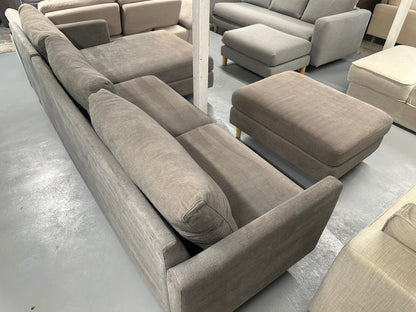 ⭐️ L-Shape sofa with ottoman  | Pre-owned – Steam cleaned | SYDNEY WIDE DELIVERY