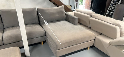 ⭐️ L-Shape sofa with ottoman  | Pre-owned – Steam cleaned | SYDNEY WIDE DELIVERY