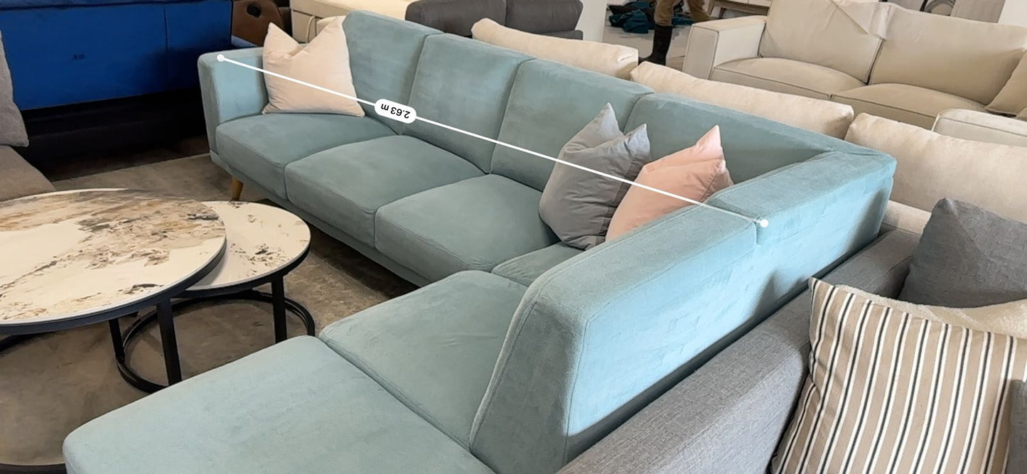 ⭐️ Blue Corner sofa | Pre-owned – Steam cleaned | SYDNEY WIDE DELIVERY
