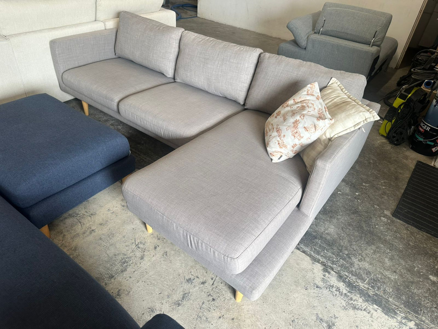 ⭐️Freedom grey L shape sofa  | Pre-owned – Steam cleaned | SYDNEY WIDE DELIVERY