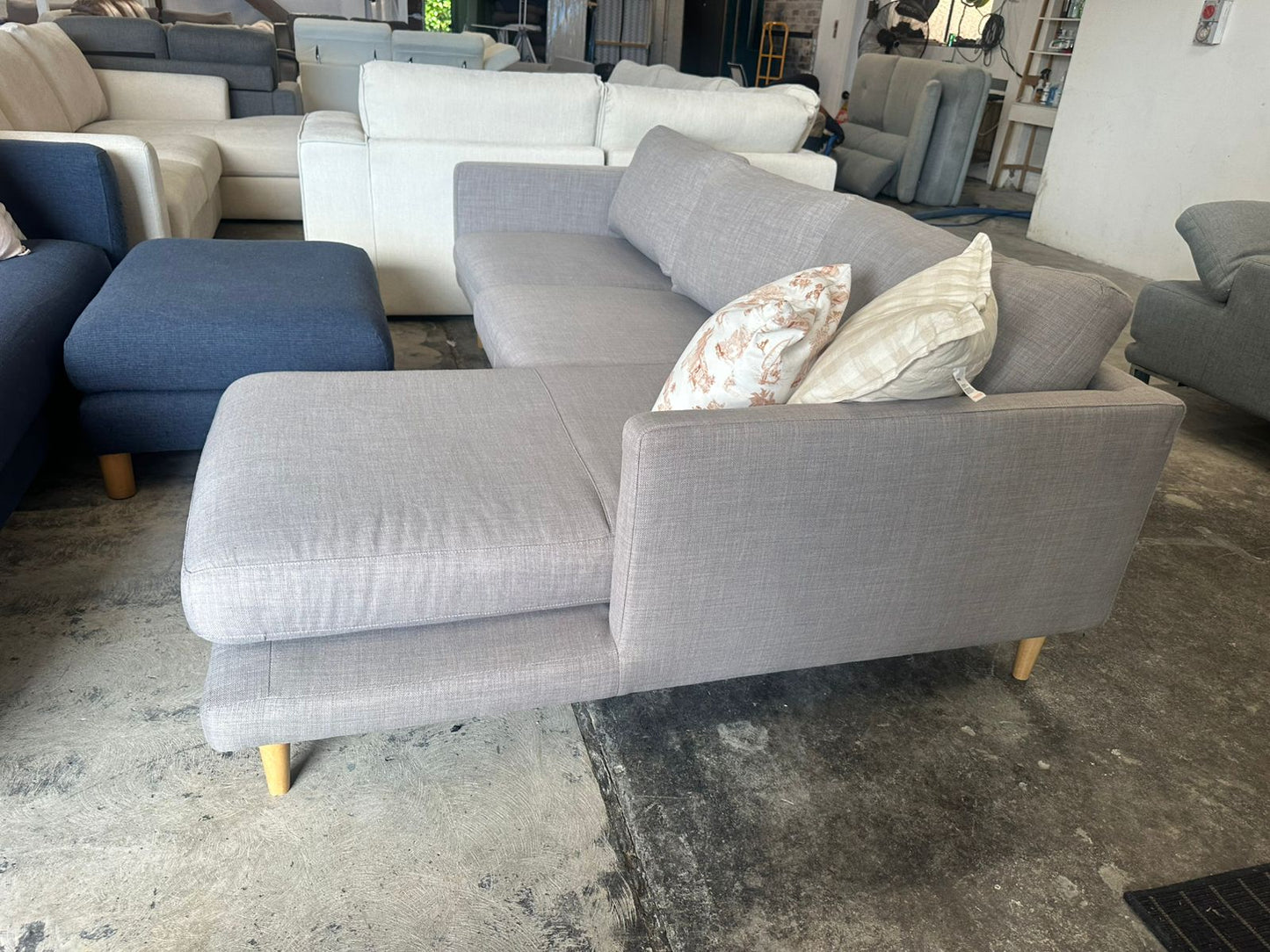 ⭐️Freedom grey L shape sofa  | Pre-owned – Steam cleaned | SYDNEY WIDE DELIVERY