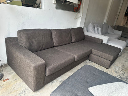 ⭐️ Brown reversible chaise sofa  | Pre-owned – Steam cleaned | SYDNEY WIDE DELIVERY
