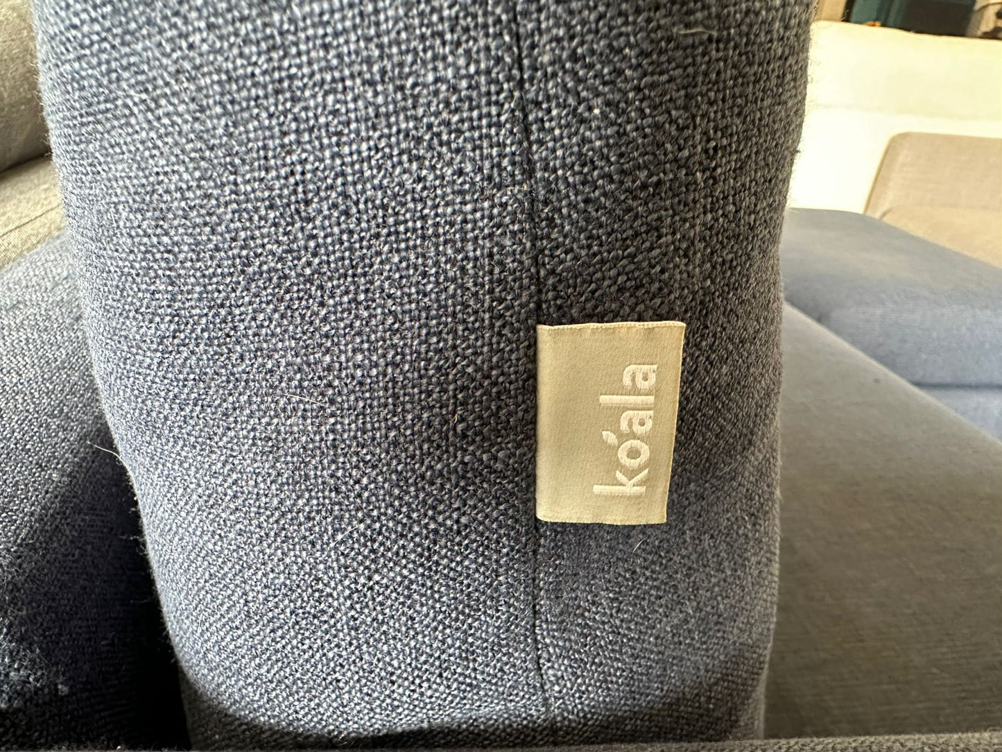 ⭐️ Koala Blue Three seater with ottoman | Pre-owned – Steam cleaned | SYDNEY WIDE DELIVERY