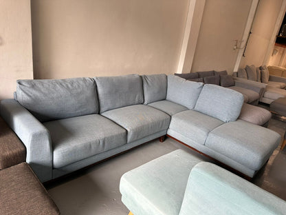⭐️ Blue corner sofa  | Pre-owned – Steam cleaned | SYDNEY WIDE DELIVERY