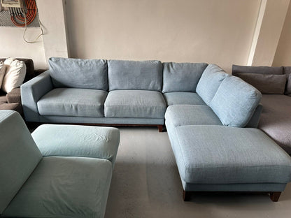 ⭐️ Blue corner sofa  | Pre-owned – Steam cleaned | SYDNEY WIDE DELIVERY